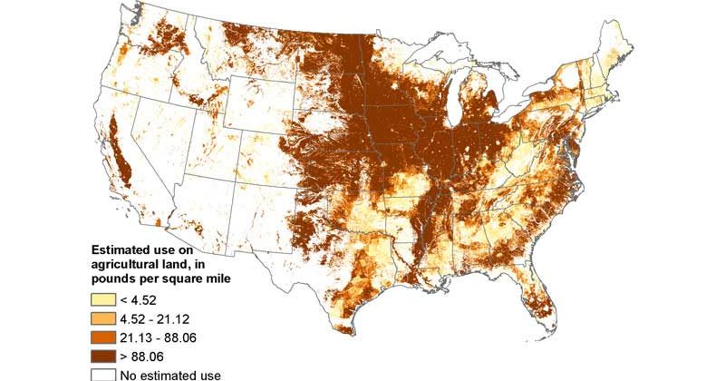 Glyphosate Map of America | The Detox Project