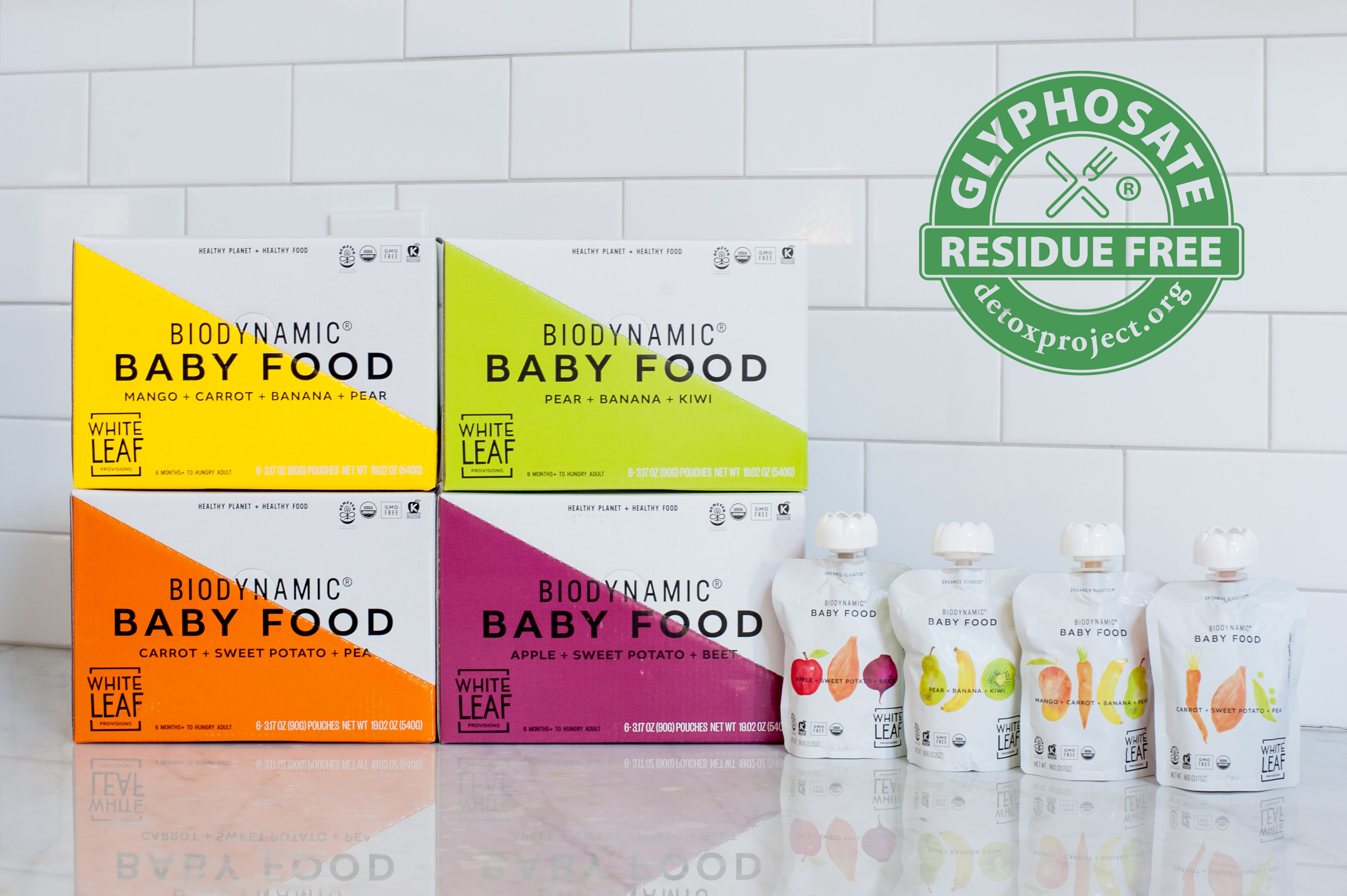 White Leaf Provisions Becomes The First Shelf-Stable Glyphosate Residue Free Certified Baby Food Line